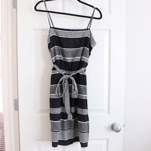 Gap Black & White Stripe Dress NWT